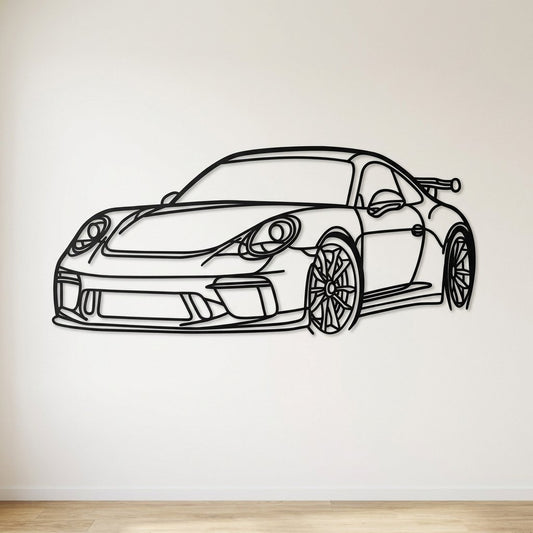 911 GT3 Metal Wall Art - lifestyle