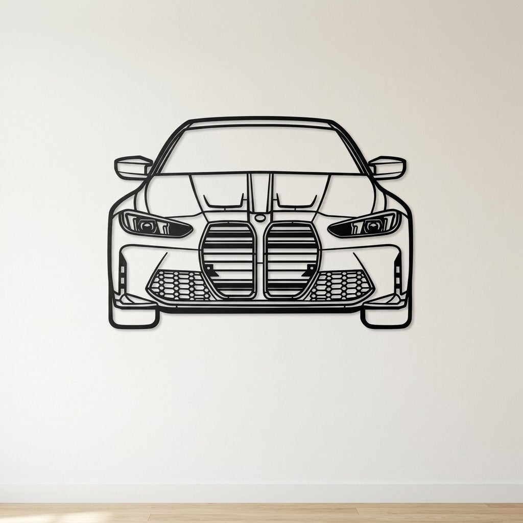 M4 G82  - Metal Wall Art - lifestyle