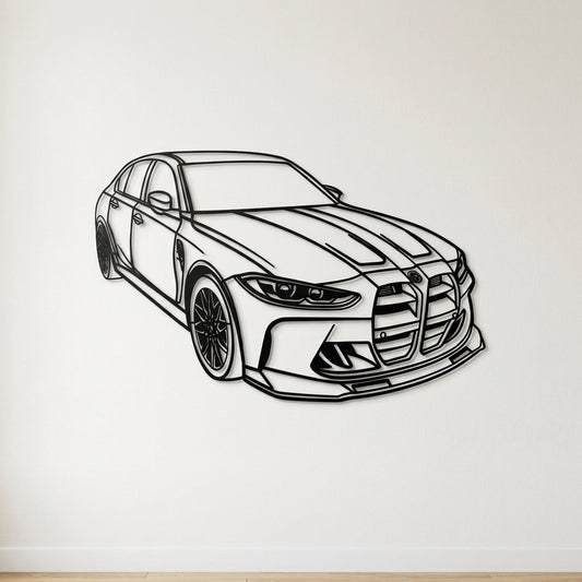 M3 G80 - Metal Wall Art - lifestyle